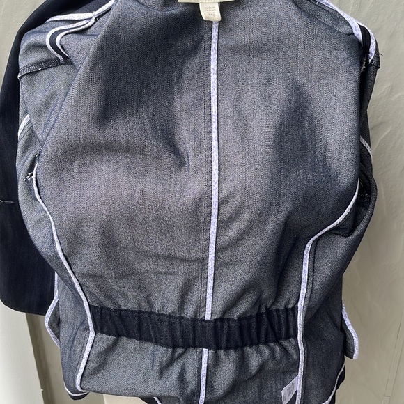 Cold Water Creek Dark Denim 1 Button Blazer 10P - Picture 13 of 13